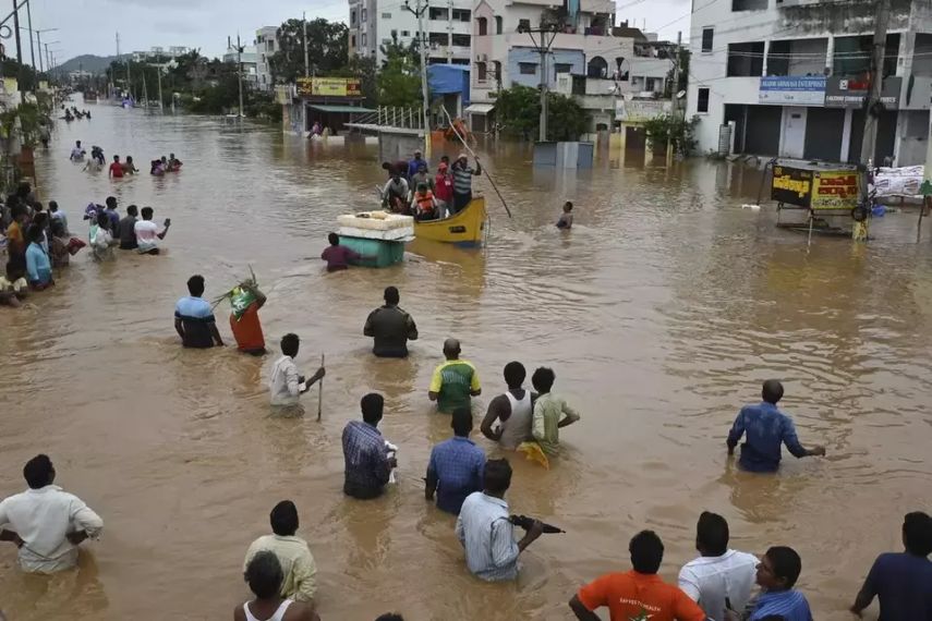 Banjir Besar di India, 60 Orang Tewas di Tiga Negara Bagian