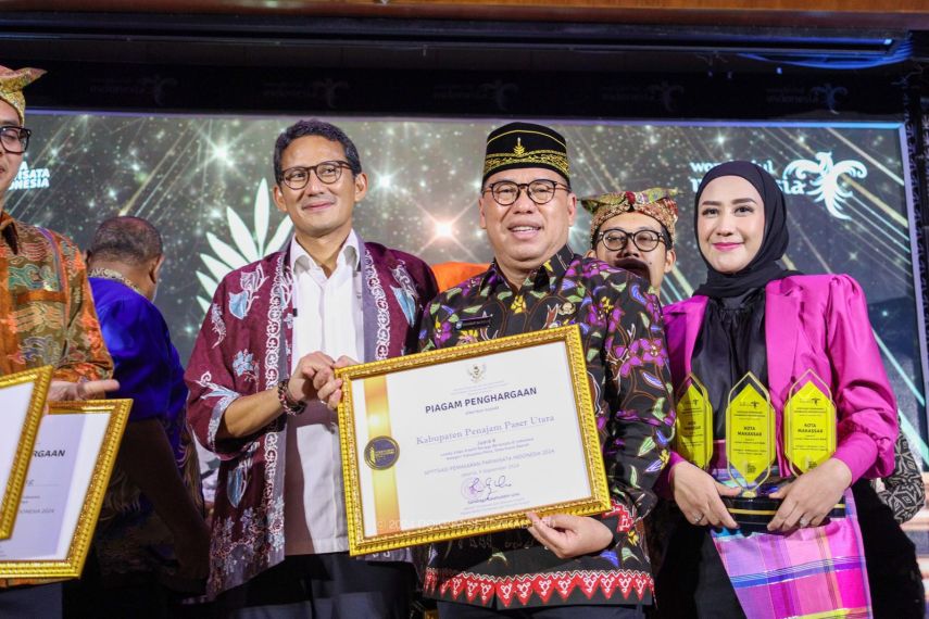 Pemda PPU Raih Penghargaan di Ajang APPI 2024, Video Kreatif Pariwisata Diakui Nasional