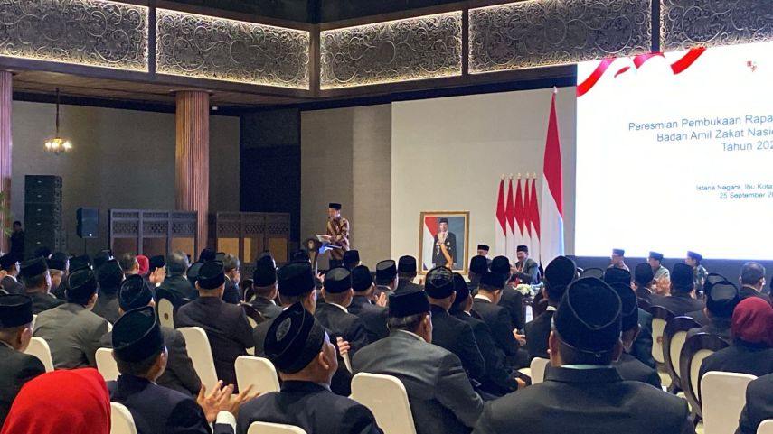 Presiden Jokowi Resmikan Pembukaan Rakornas BAZNAS RI di IKN