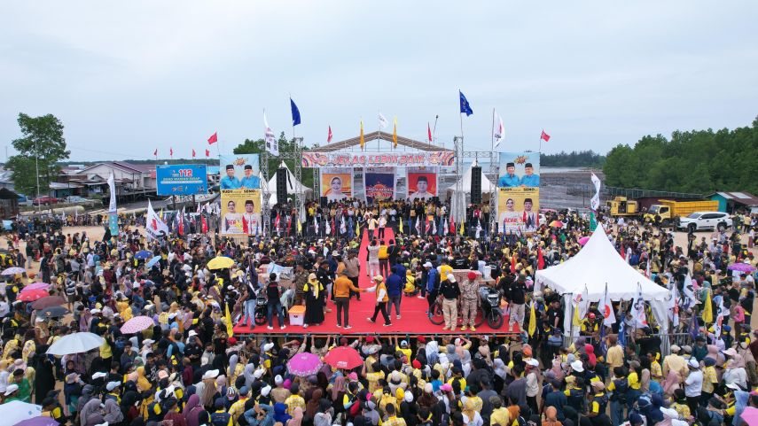 Pesta Rakyat Berbenah Neni-Agus Dibanjiri Puluhan Ribu Simpatisan, Kahar Kalam: Kemenangan di Depan Mata