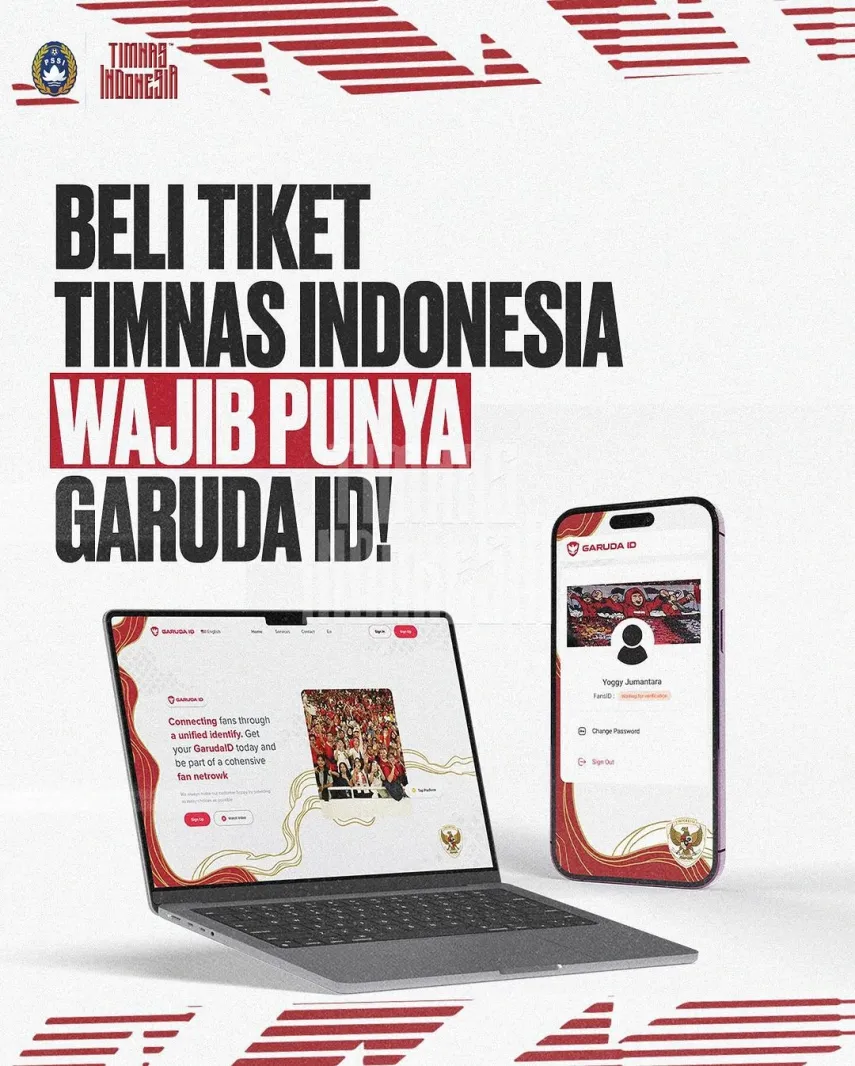 Beli Tiket Timnas Harus Punya Garuda ID? Begini Cara Buatnya