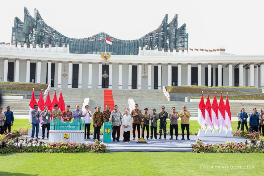 Presiden Joko Widodo Resmikan Istana Negara di Ibu Kota Nusantara