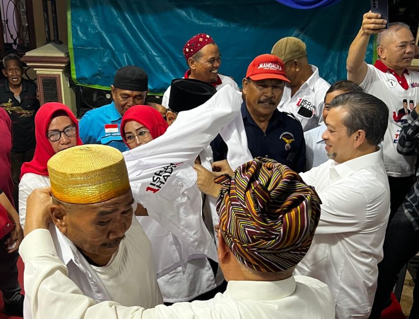 Bergabung Dukung Isran-Hadi di Rumah Juang 01, Iryanto: Mereka Pasangan Terbaik untuk Kaltim