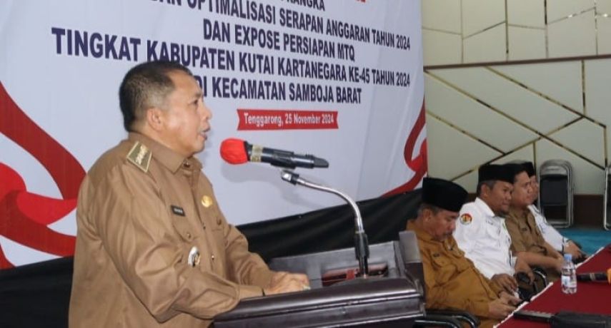 Jadi Tuan Rumah MTQ Kabupaten ke-45, Camat Samboja Barat Sebut Semua Fasilitas Telah Siap