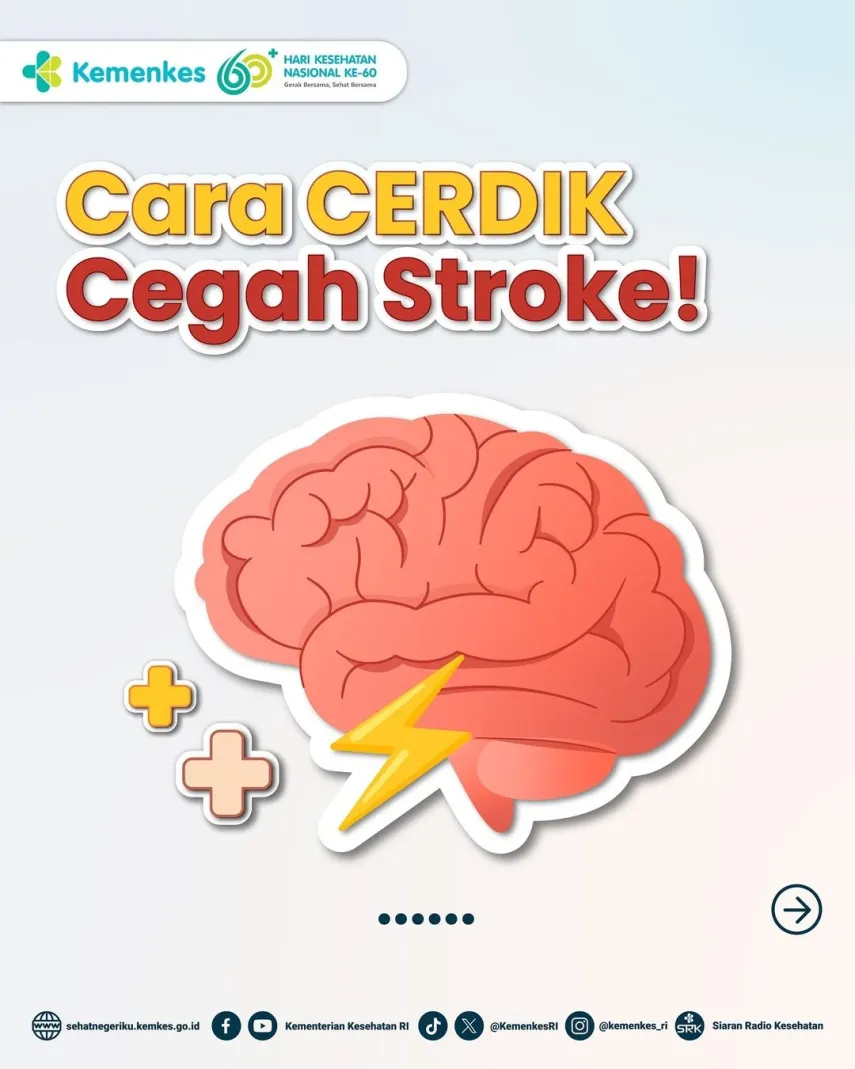 Jaga Kesehatan Dengan Cerdik, ini 7 Hal Pemicu Stroke