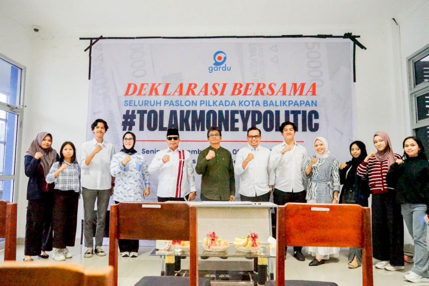 Deklarasi Tolak Politik Uang: Gardu Gusdurian Tagih Komitmen Semua Paslon di Pilkada Balikpapan