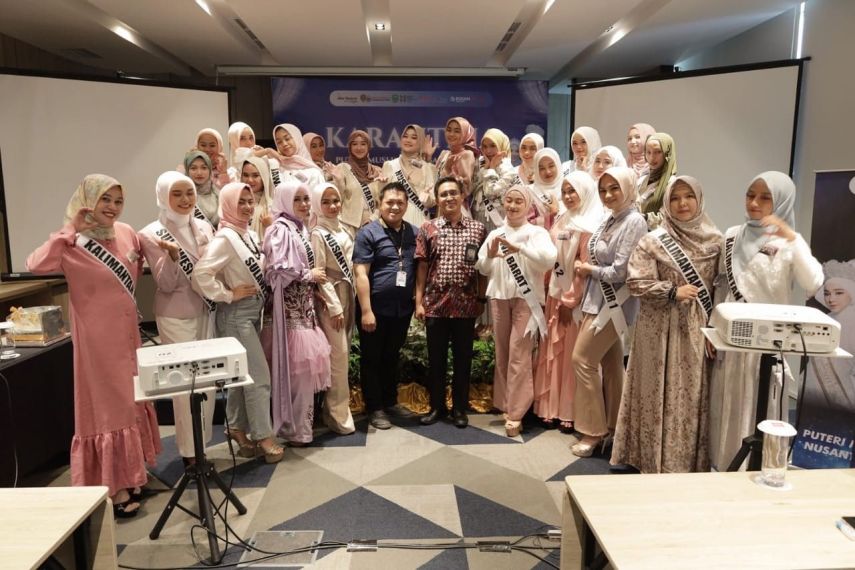 Diskominfo Kaltim Berikan Edukasi Bijak Bermedia Sosial bagi Finalis Puteri Muslimah Nusantara 2024