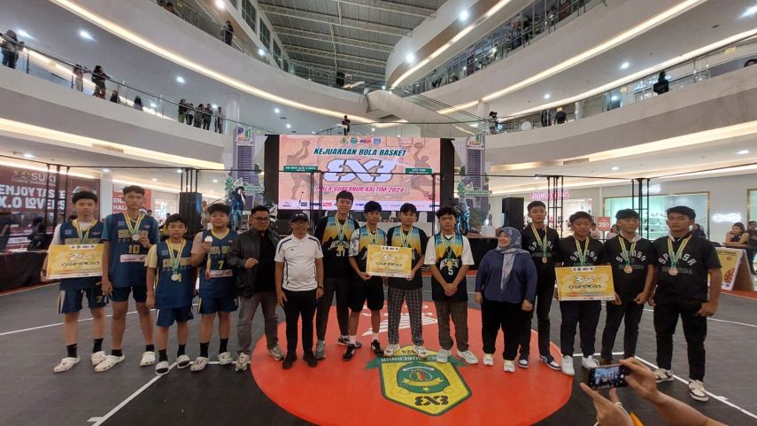 Ajang Basket 3x3 Piala Gubernur Kaltim 2024: Atlet Muda Bersinar di BigMall Samarinda