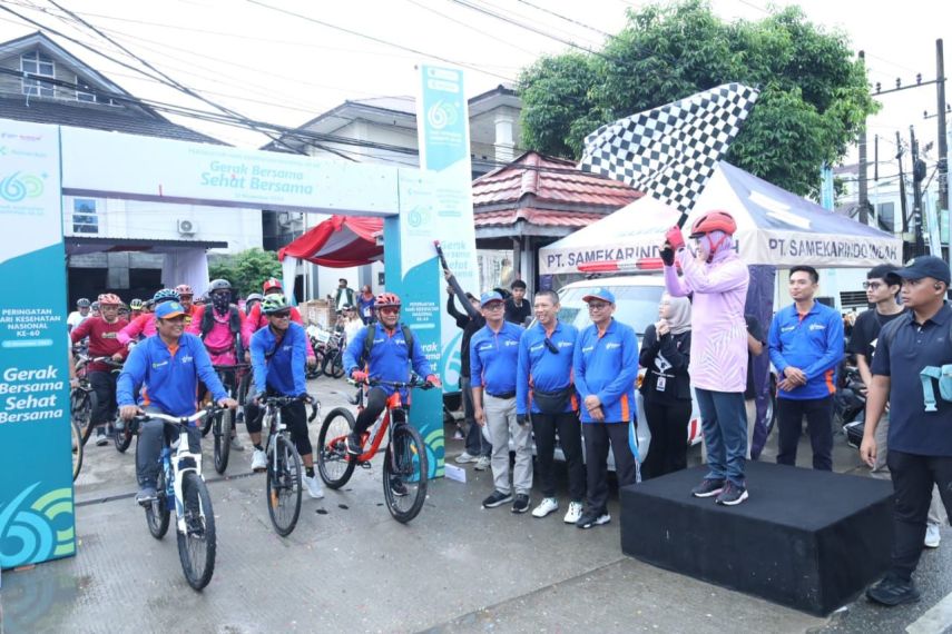 HKN ke-60, Dinkes Kaltim Gelar Jalan Sehat dan Gowes Bersama untuk Masyarakat Sehat