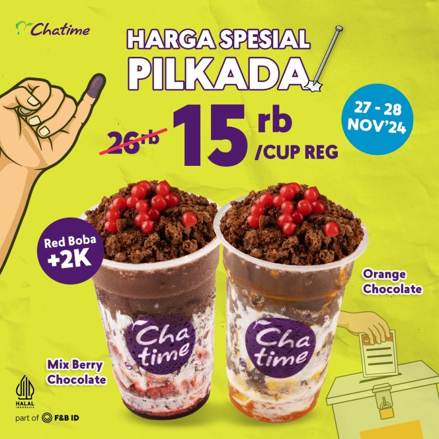 Jangan Lewatkan! Ini Promo dan Diskon Pilkada 2024 Khusus Makanan dan Minuman