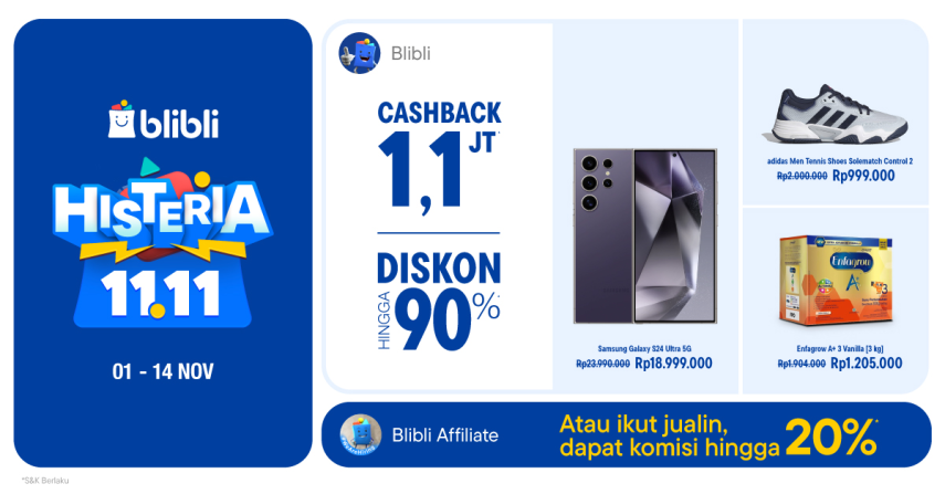 MacBook Air 13: Dapatkan Laptop Premium dengan Diskon Besar di Promo 11.11 Blibli