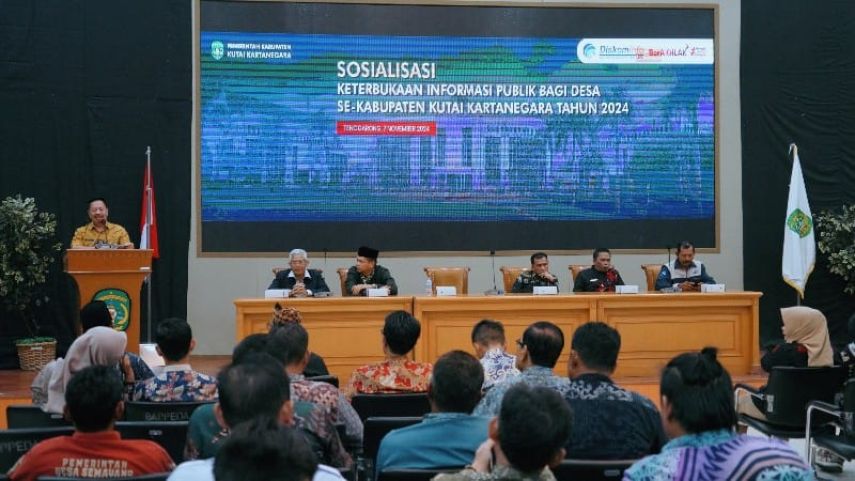 Diskominfo Kukar Dorong Desa-Desa Terapkan Keterbukaan Informasi Publik