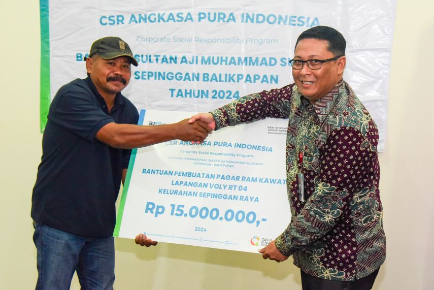 Bandara SAMS Sepinggan Salurkan Bantuan CSR di Penghujung Tahun