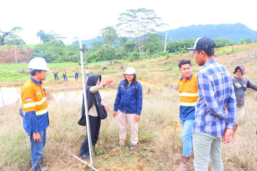 BPPUP Pantau Program Pangan untuk Penghijauan PT Indexim Coalindo di Kaliorang dan Kaubun 