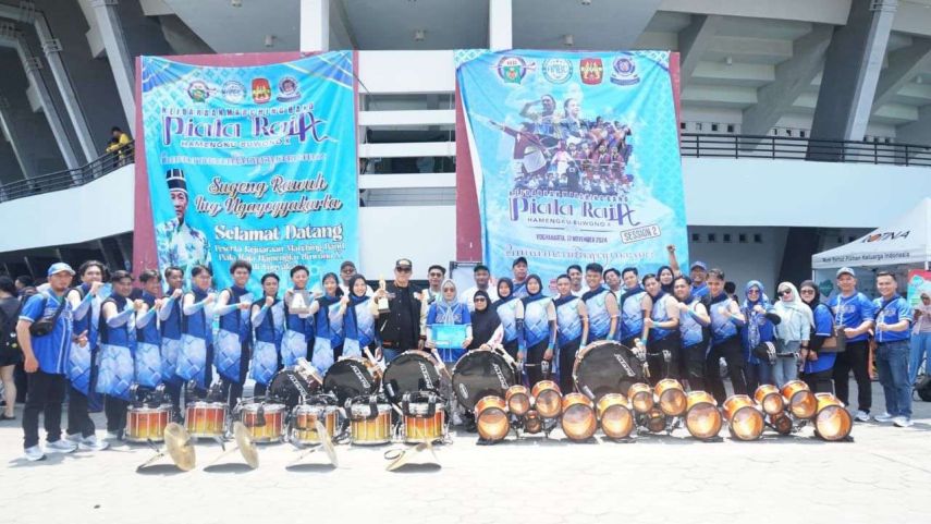 Dispora Drum Corps Kaltim Raih Juara 2 di Piala Raja Hamengkubuwono X  