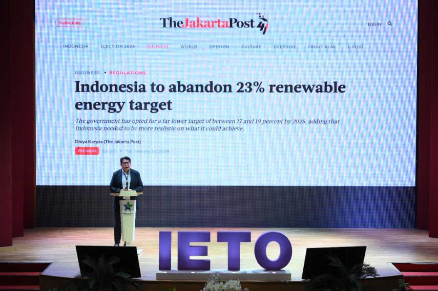 IETO 2025: Transisi Energi Indonesia Terganjal Lemahnya Komitmen Politik 