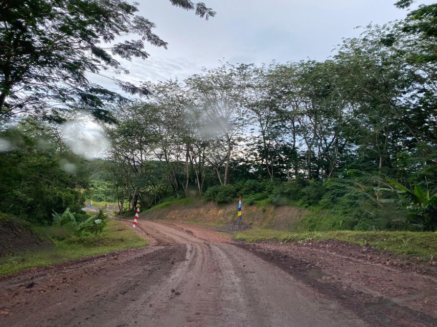 Akses Masuk ke Bumi Perkemahan Mayang Mangurai II Butuh Pembenahan