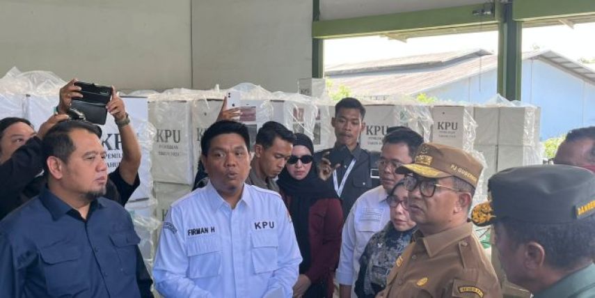 Ditinjau PJ Gubernur Kaltim, KPU Samarinda Pastikan Kesiapan Logistik Pilkada 2024