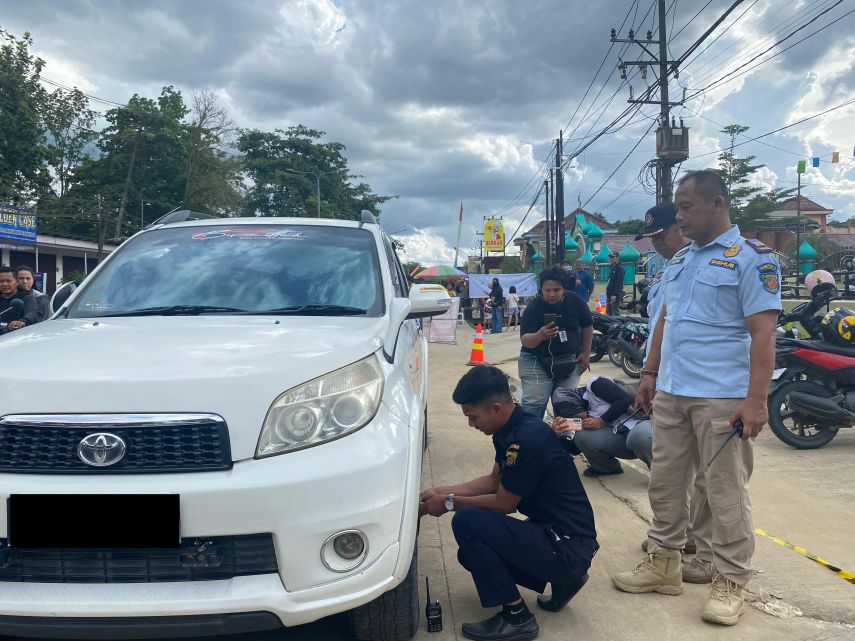 Dishub Samarinda Tertibkan Parkir Liar di Kawasan Samarinda Theme Park, Belasan Kendaraan Ditindak