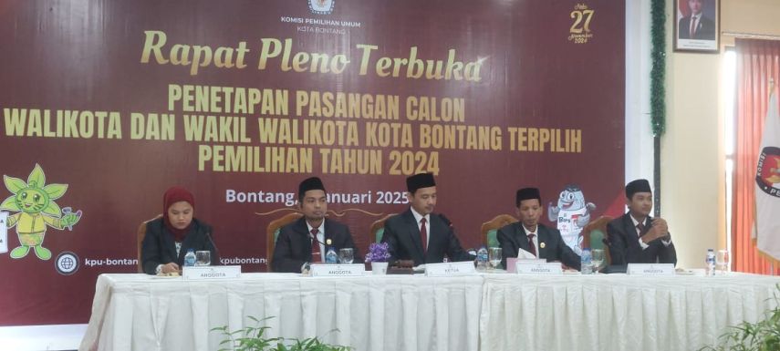 KPU Resmi Tetapkan Neni-Agus sebagai Wali Kota dan Wakil Wali Kota Bontang Terpilih Periode 2025-2030