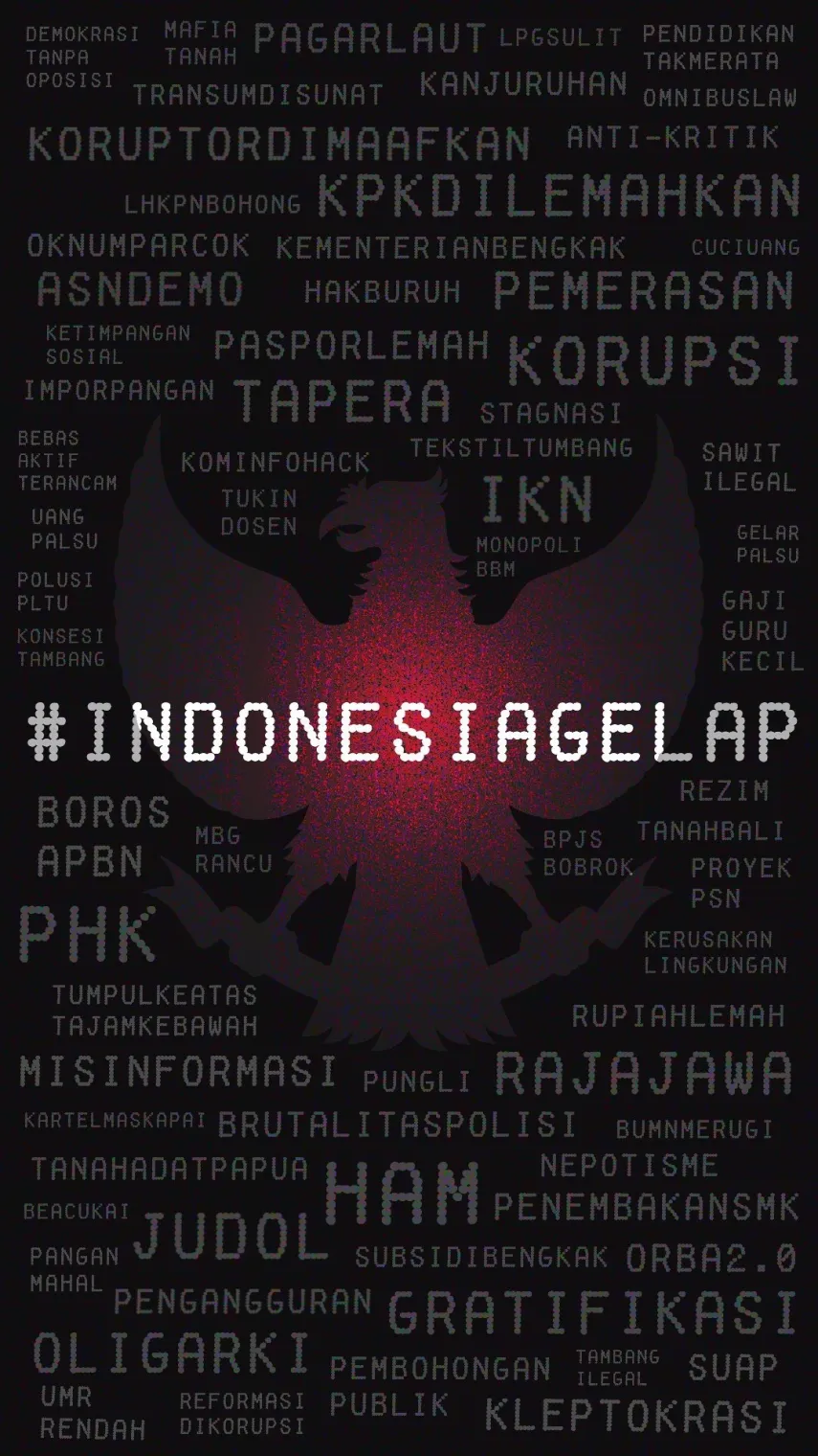 Trending di Media Sosial, Apa Itu #IndonesiaGelap yang Disuarakan Mahasiswa? Berikut 13 Tuntutannya