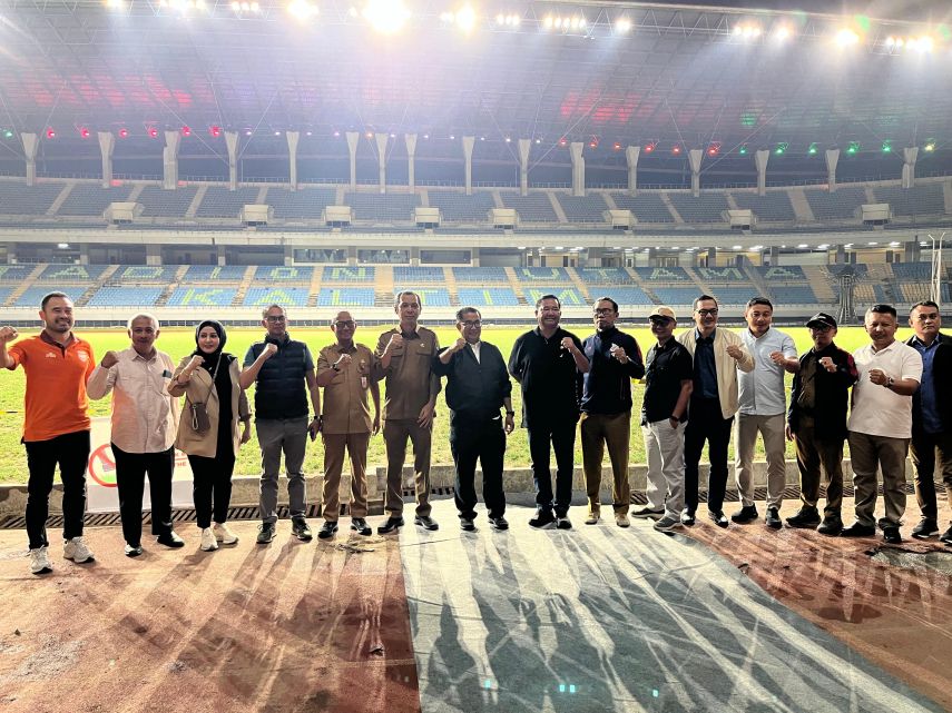 Pemprov Kaltim Kembali Hidupkan Stadion Utama Palaran, Rumput dan Lampu Jadi Prioritas