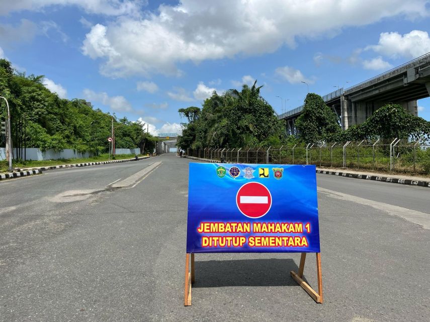 Jembatan Mahakam I Ditutup, Masyarakat Samarinda Diimbau Ikuti Pengalihan Arus Lewat Jembatan Mahakam IV