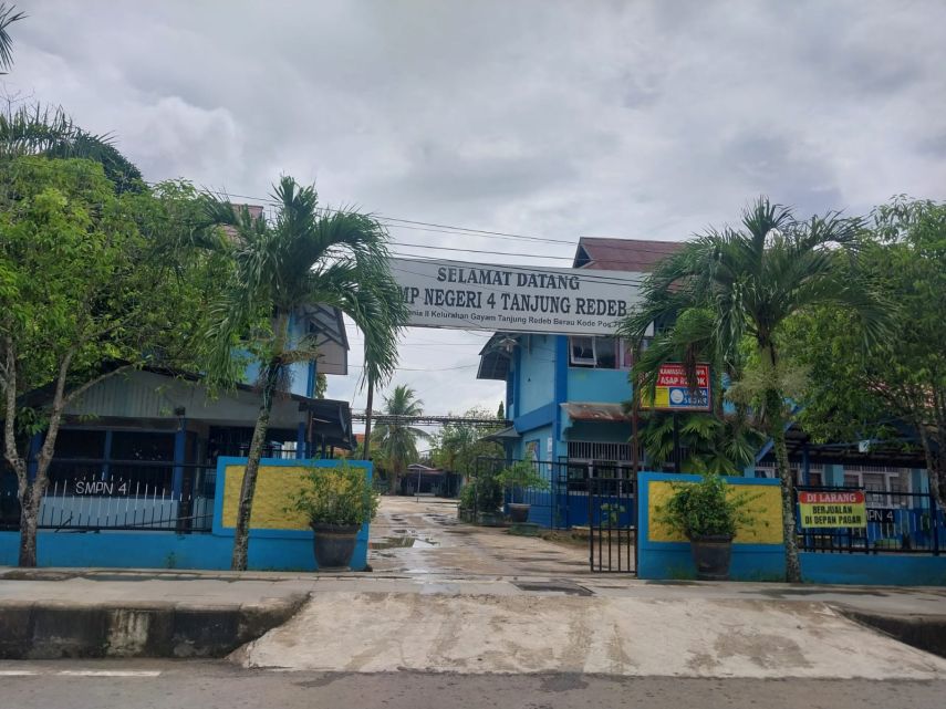 Kondisi Memprihatinkan, 6 Ruang Kelas SMPN 4 Tanjung Redeb Bakal Diperbaiki Tahun Ini