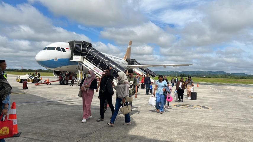 Efisiensi Anggaran Berdampak pada Penurunan Penumpang di Bandara APT Pranoto Samarinda