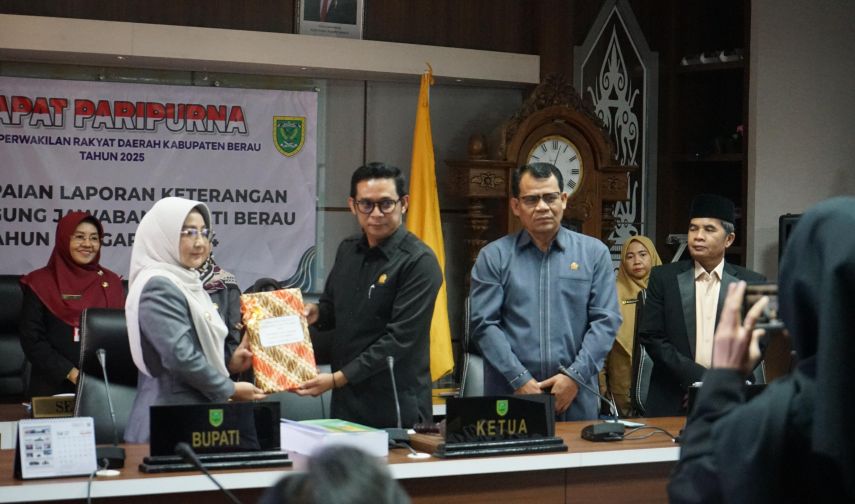 LKPJ Bupati Berau, Realisasi Pendapatan Daerah 2024 Capai Rp6,19 Triliun