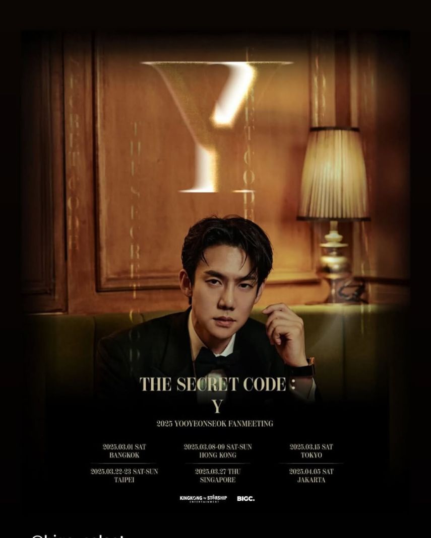 Harga Tiket Fan Meeting Yoo Yeon Seok di Jakarta 2025