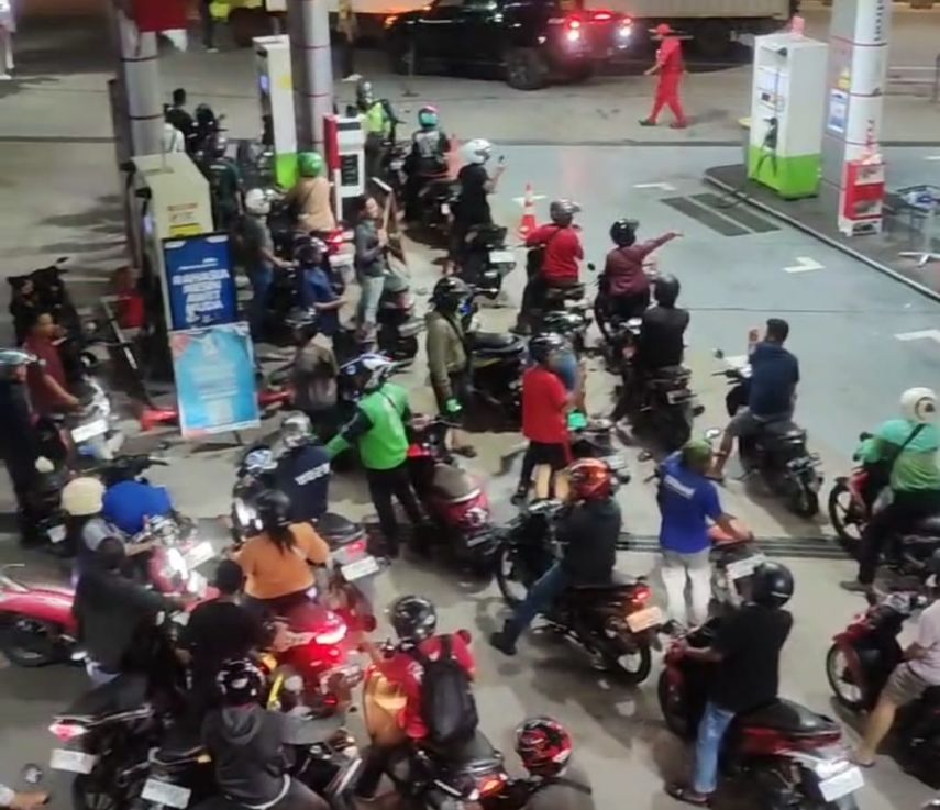 BBM Kosong di Balikpapan