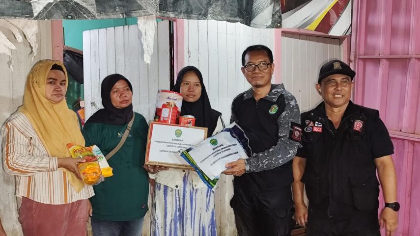 Pemprov Kaltim Salurkan 150 Paket Bantuan untuk Korban Banjir Loa Janan Samarinda
