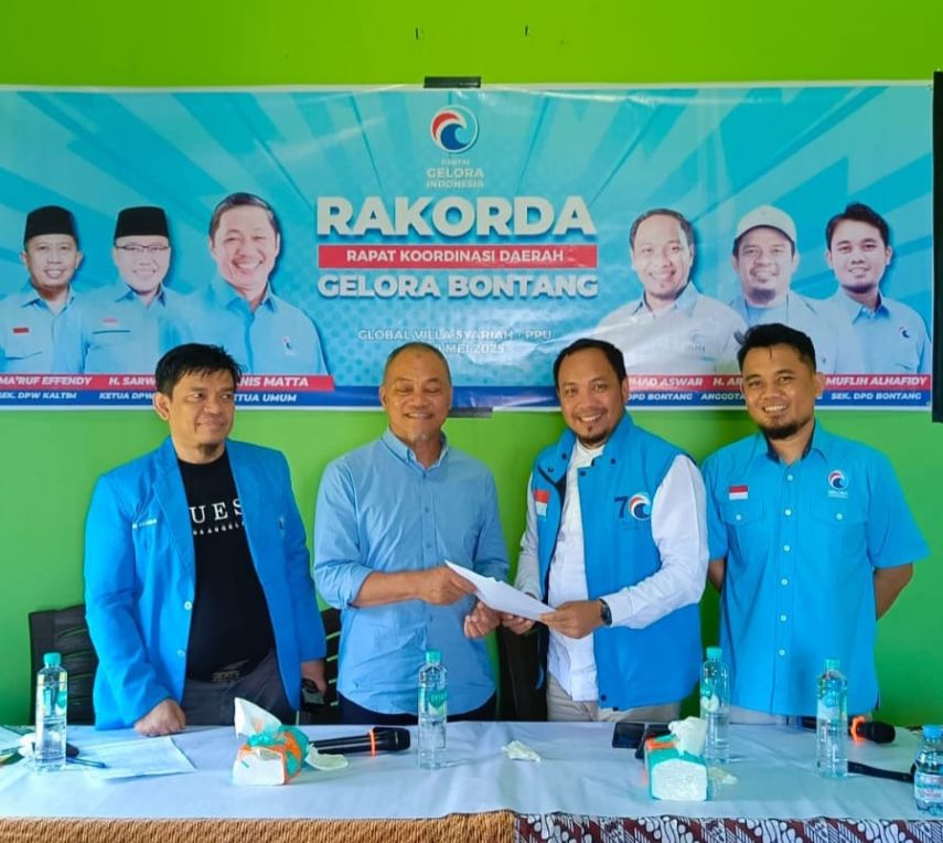 Gelar Rakorda di PPU, Gelora Bontang Fokus Perkuat Solidaritas dan Evaluasi Langkah Politik