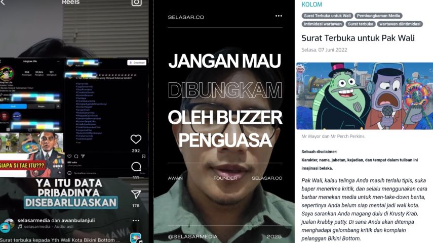 Kritik Buzzer, Identitas Pemimpin Media dan Istri Disebar Akun Bodong