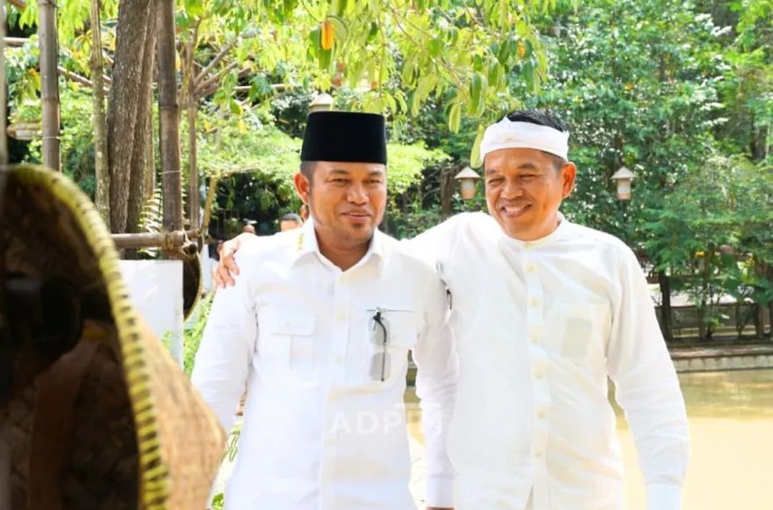 Rudy Mas'ud dan Kang Dedi Mulyadi Rancang Kerja Sama Bangun Kampung Nelayan dan Petani