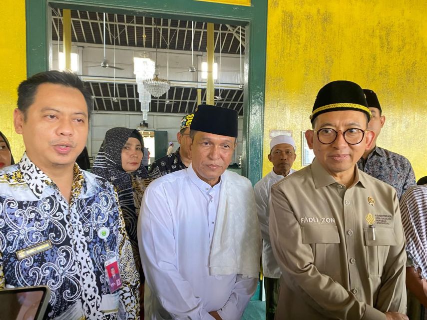 Pesan Menteri Kebudayaan RI Soal Renovasi Masjid Shiratal Mustaqiem Samarinda: Jaga Keaslian Nilai Sejarahnya