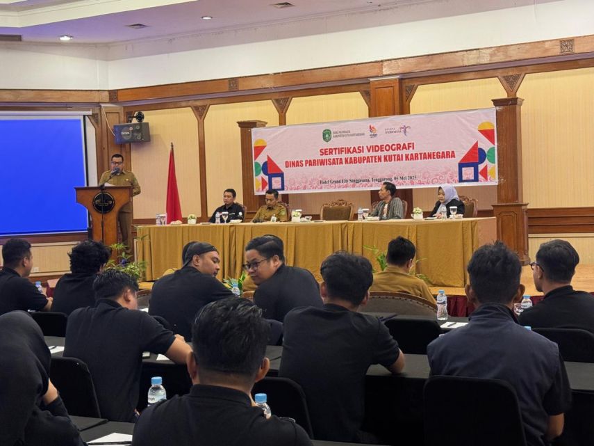 Dinas Pariwisata Kukar Gelar Sertifikasi Videografi, Diikuti 20 Peserta