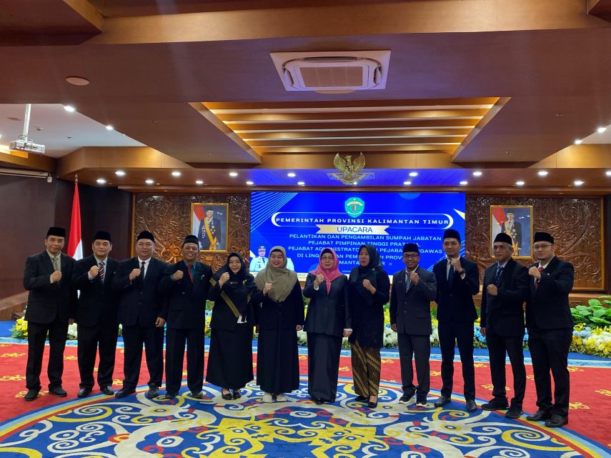 11 Pejabat Baru di Lingkungan Pemprov, Ini Pesan Gubernur Kaltim Rudy Mas'ud