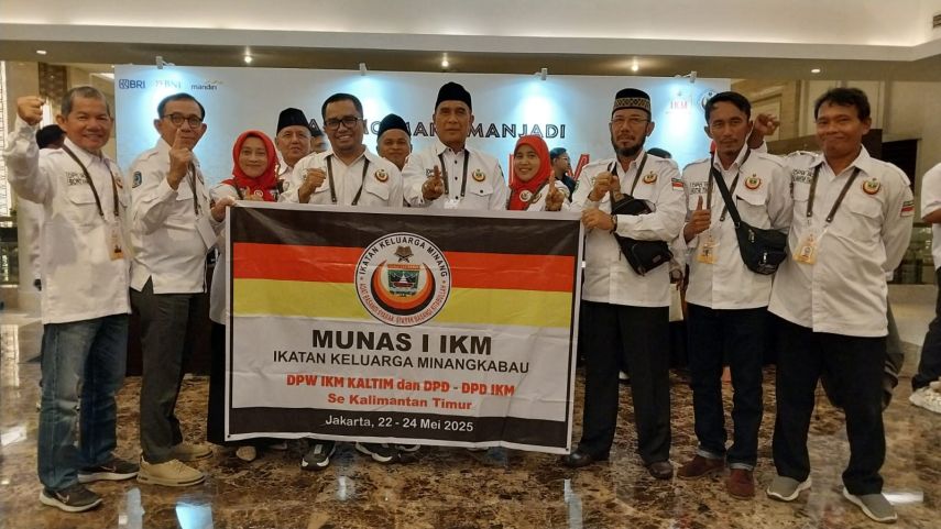 DPD IKM Bontang Ikuti Munas Perdana, Teguhkan Komitmen Perantau Minangkabau