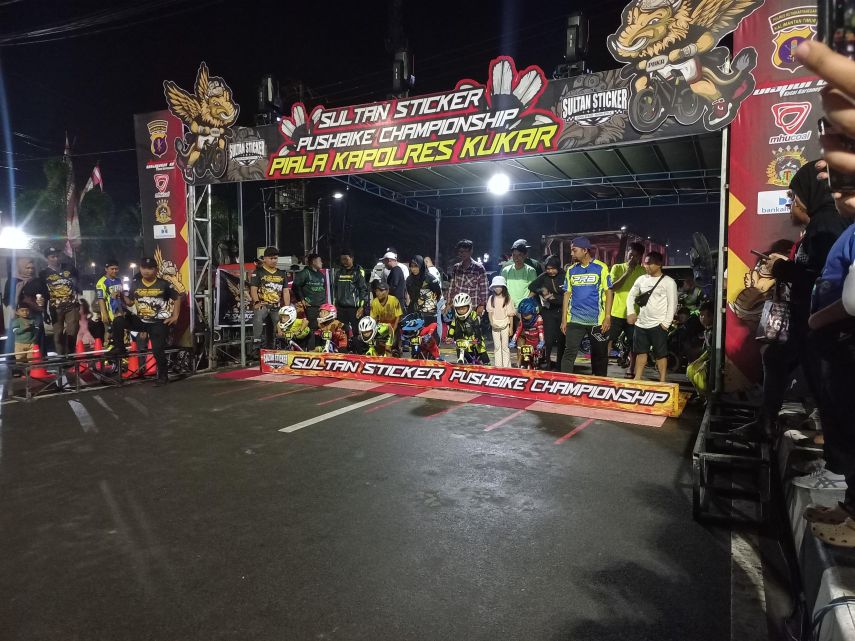 Pushbike Championship Kukar Ramaikan Kawasan Kedaton, Diikuti 200 Peserta Anak