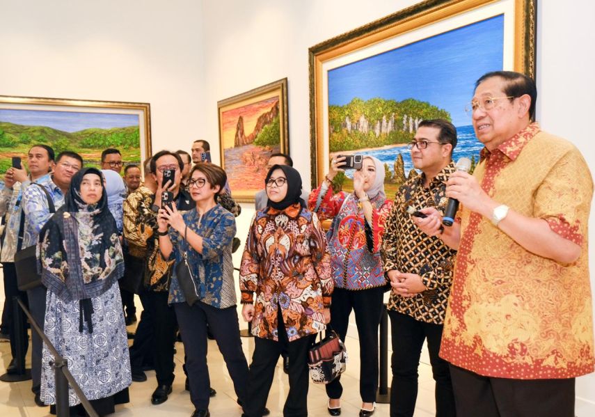 SBY Sambut Kunjungan Kemenparekraf di Cikeas, Paparkan Rencana Seni dan Gagas Potensi Ekonomi Kreatif