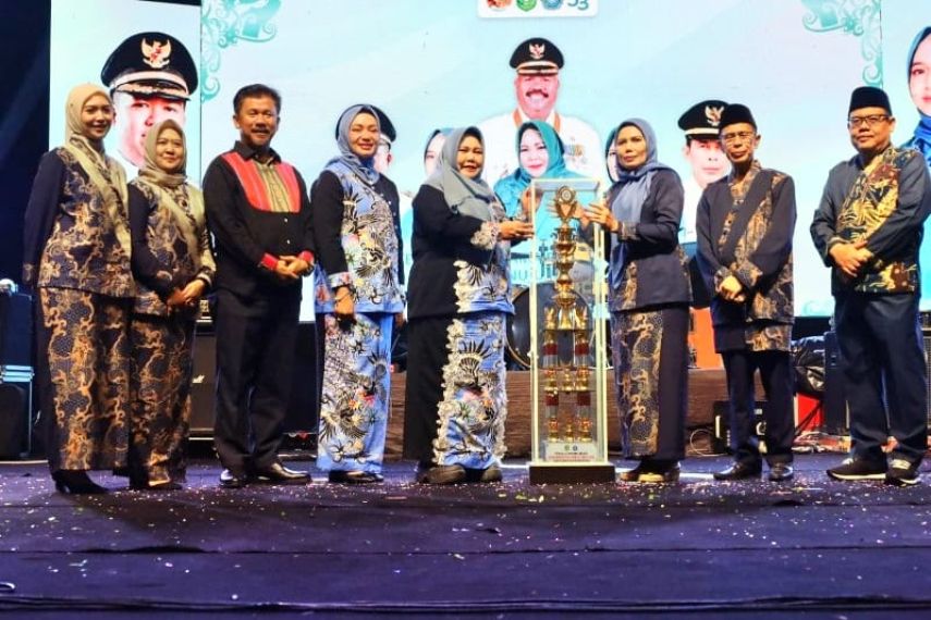 Semangat Kolaborasi Warnai Pembukaan HKG ke-53 PKK Kukar di Muara Badak