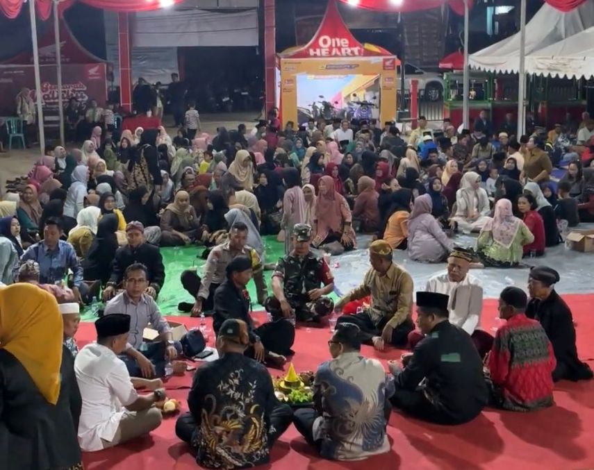 Dispar Kukar Apresiasi Tradisi Tumpeng di Peringatan HUT ke-55 Maluhu