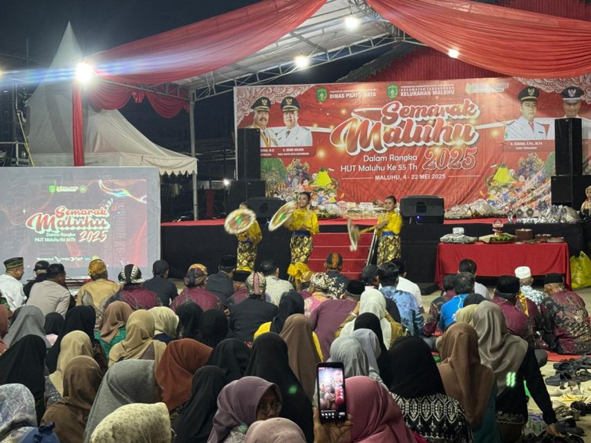 Malam Puncak HUT ke-55 Maluhu, Tiga Pekan Kegiatan Rampung dengan Dana Swadaya Rp63 Juta