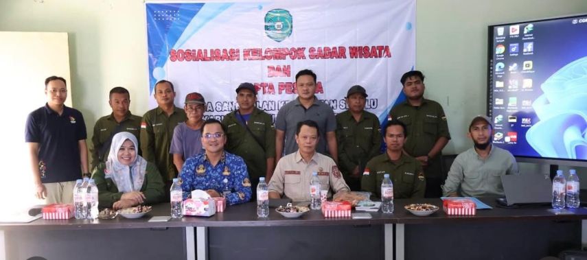 Dispar Kukar Sosialisasi dan Serahkan SK Pokdarwis Benua Raya Desa Sanggulan