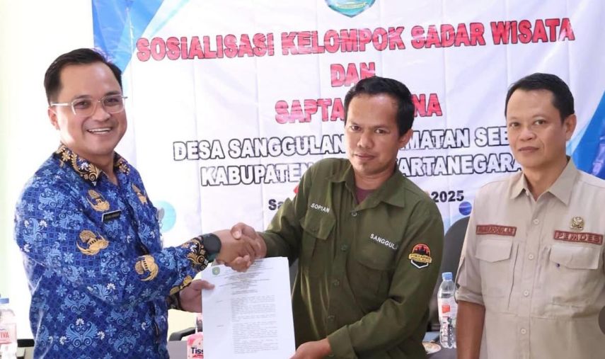 Serahkan SK Pokdarwis di Sejumlah Desa, Dispar Kukar Bakal Siapkan Pelatihan dan Sertifikasi