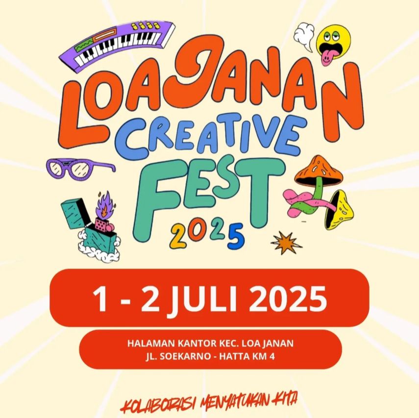 Loa Janan Creative Fest 2025 Hadirkan Kolaborasi Lintas Komunitas dan Hiburan Gratis selama Dua Hari