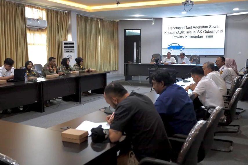 Dishub Kaltim Bahas Penyesuaian Tarif Transportasi Online Sesuai SK Gubernur