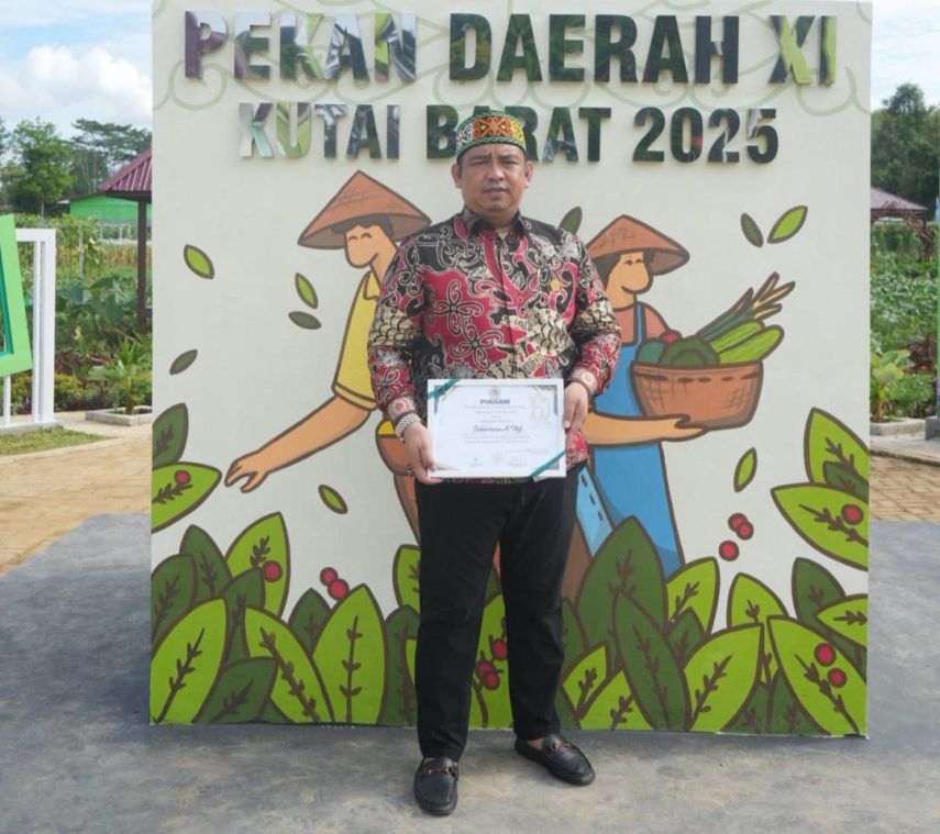 Sakirman Raih Penghargaan Abdi Bakti Tani Nelayan, Diakui Berjasa untuk Petani dan Nelayan Berau